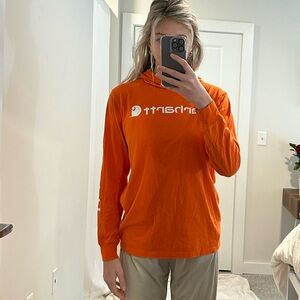 Carhartt Girls Orange Hoodie